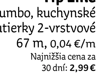 Tip Line hygienické vreckovky