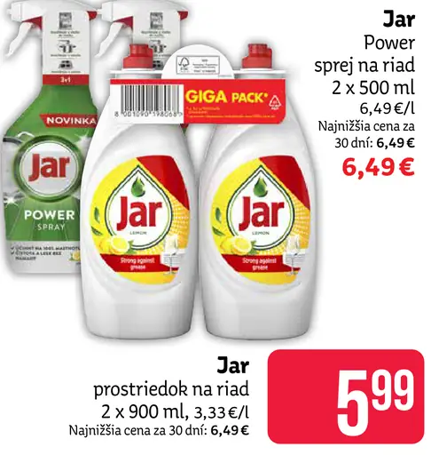 Jar Power sprej na riad