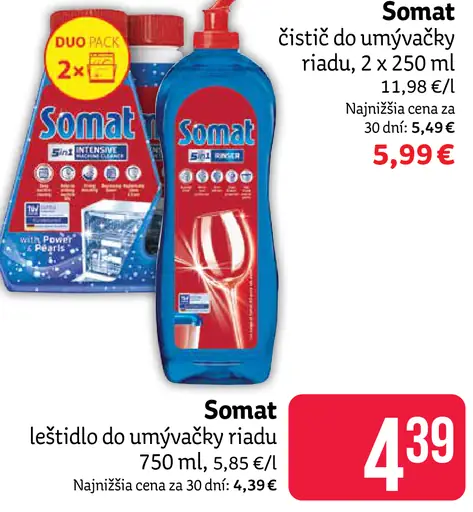 Somat čistič do umývačky riadu