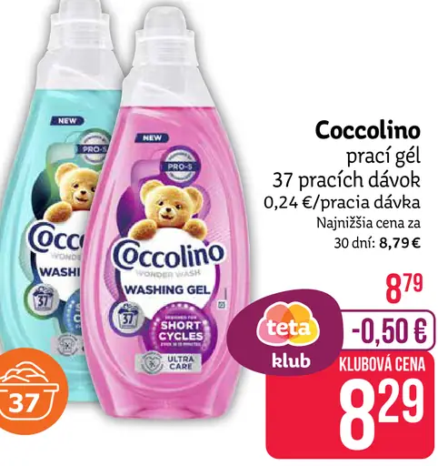Coccolino prací prostriedok