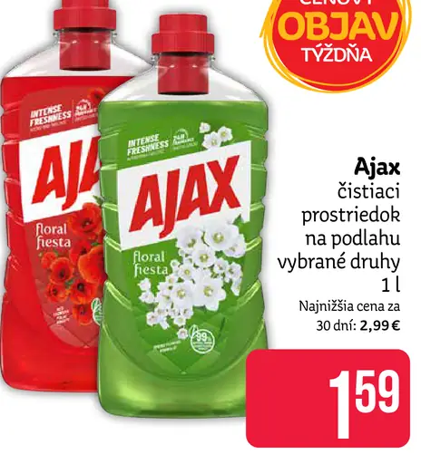 Ajax čistiaci prostriedok na podlahu