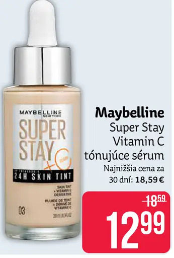 Maybelline Super Stay Vitamin C tónujúce sérum