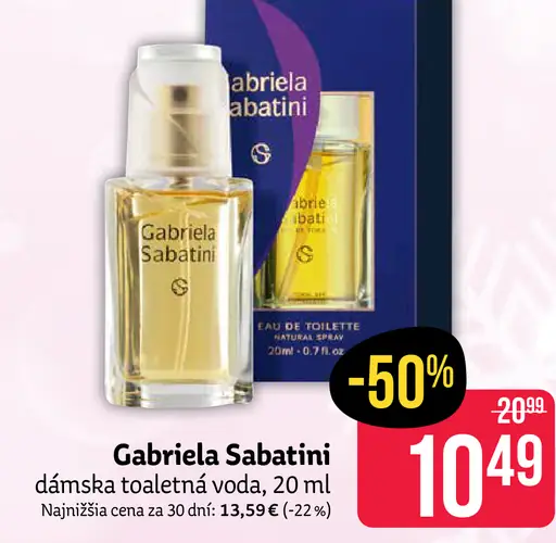Gabriela Sabatini dámska toaletná voda