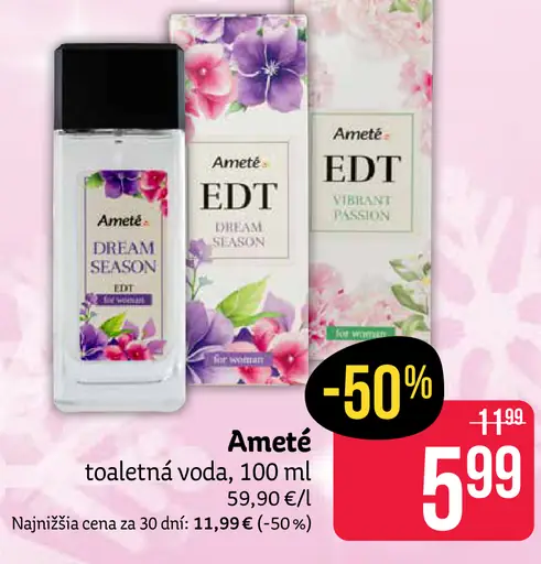 Ameté toaletná voda