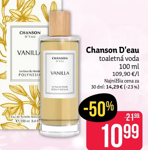 Chanson D’eau toaletná voda