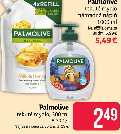Palmolive tekuté mydlo náplň