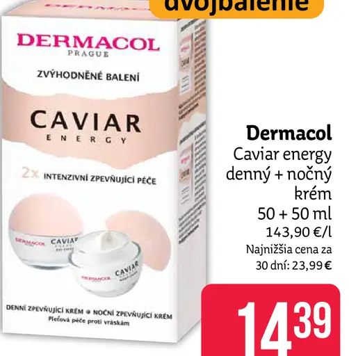 Dermacol Caviar energy denný a nočný krém