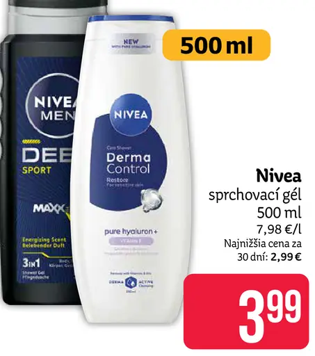 Nivea sprchovací gél