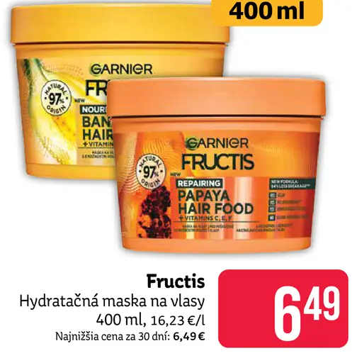 Fructis Hydratačná maska na vlasy