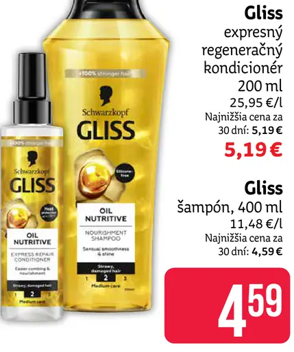 Gliss expresný regeneračný kondicionér