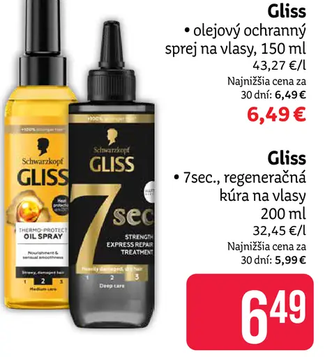 Gliss olejový ochranný sprej na vlasy