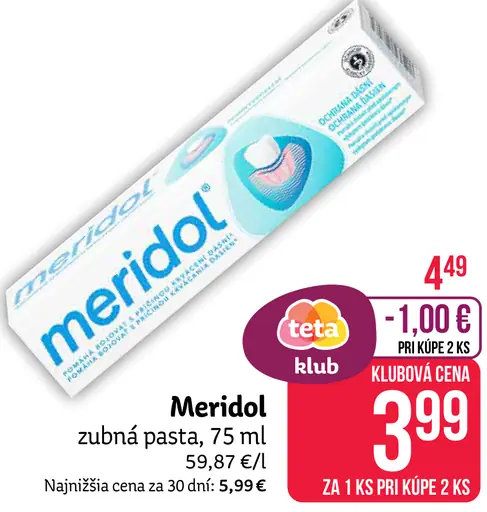 Meridol zubná pasta