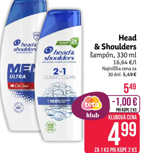Head & Shoulders šampón