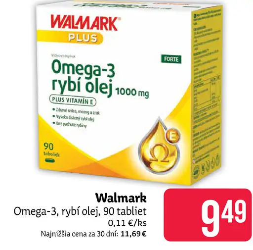 Walmark Omega-3 rybí olej