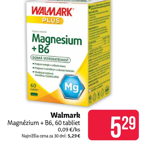Walmark Magnézium + B6