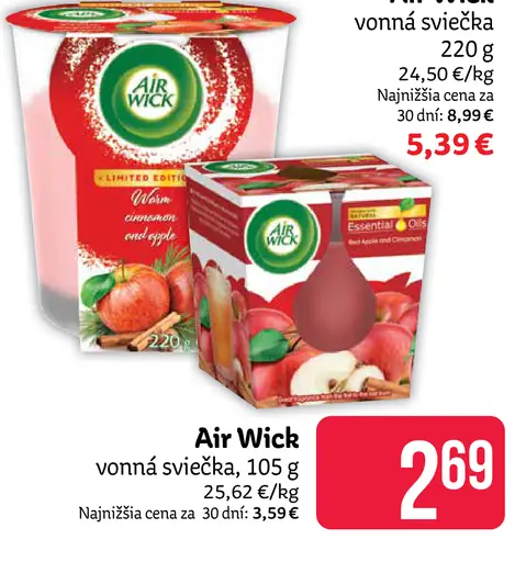 Air Wick vonná sviečka