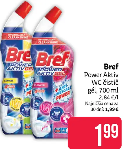 Bref Power Aktiv WC čistiaci gél