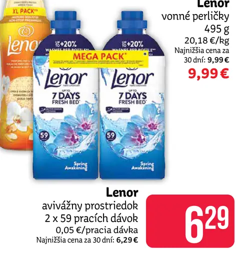 Lenor avivážny prostriedok