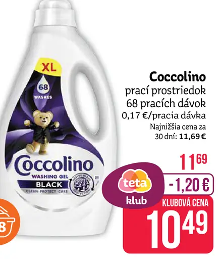 Coccolino prací prostriedok
