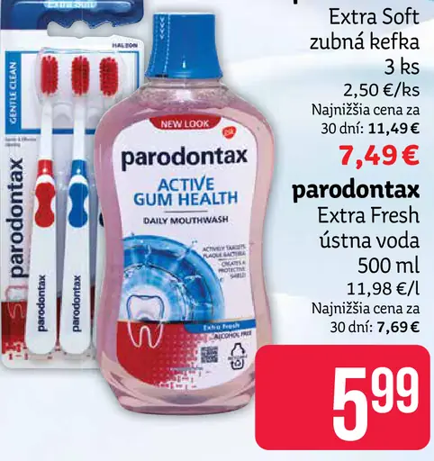 Parodontax Extra Fresh ústna voda
