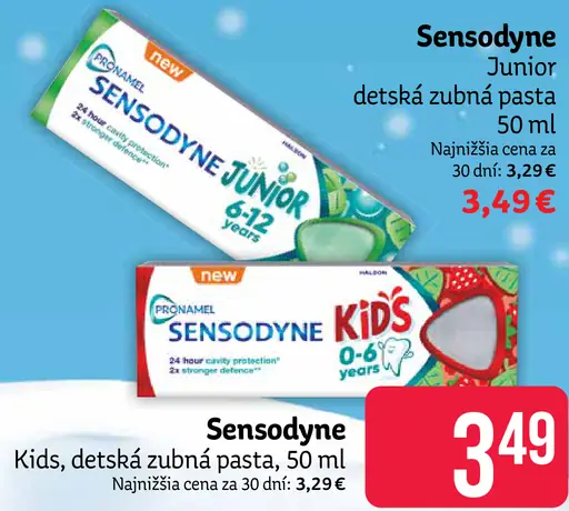 Sensodyne Kids zubná pasta