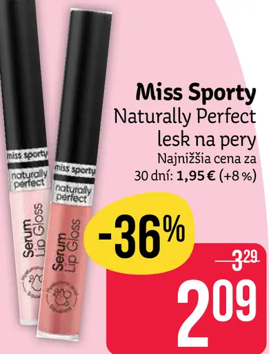 Miss Sporty Naturally Perfect lak na pery