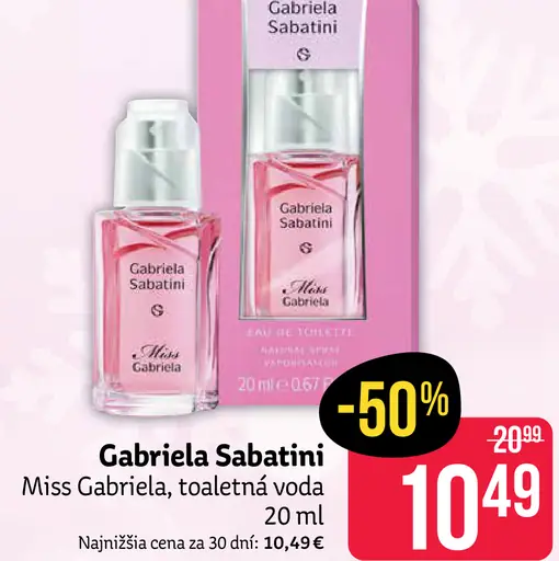 Gabriela Sabatini Miss Gabriela toaletná voda