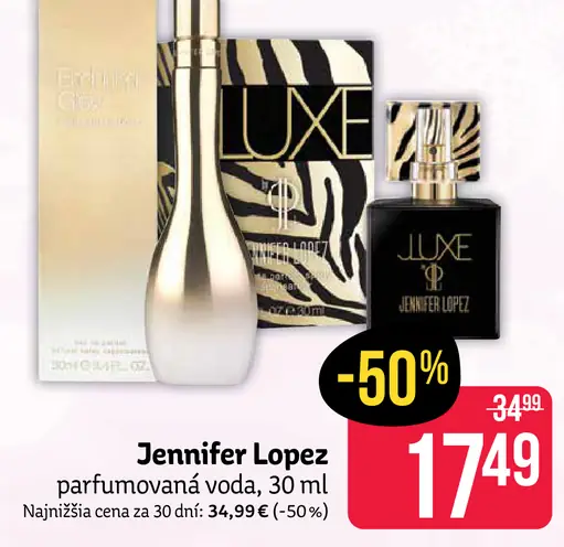 Jennifer Lopez parfumovaná voda