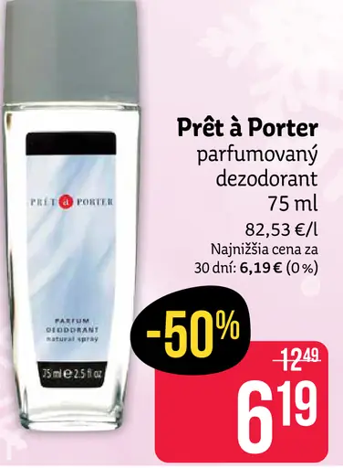 Prêt à Porter parfúmovaný dezodorant
