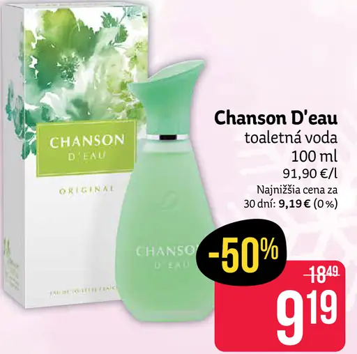 Chanson D’eau toaletná voda