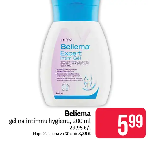 Beliema gél na intímnu hygienu