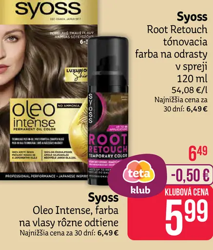 Syoss Oleo Intense Farba na vlasy žiarivo medený 7-77