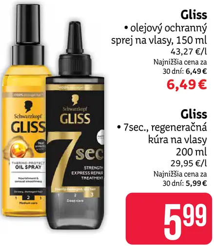 Gliss olejový ochranný sprej na vlasy