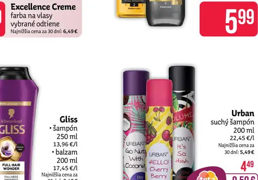 Excellence Creme farba na vlasy