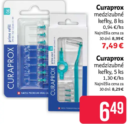 Curaprox medzizubné kefky 8 ks