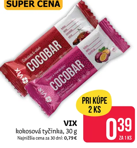 VIX kokosová tyčinka