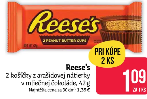 Reese's arašidové čokoládové košíčky