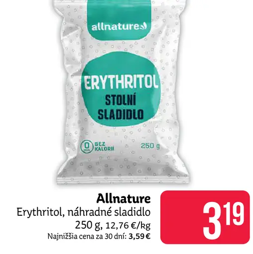 Allnature Erythritol
