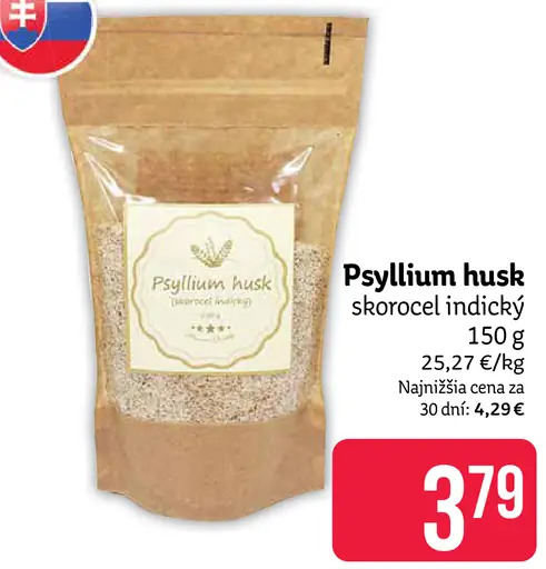 Psyllium husk skorocel indický