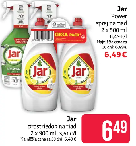 Jar Power sprej na riad