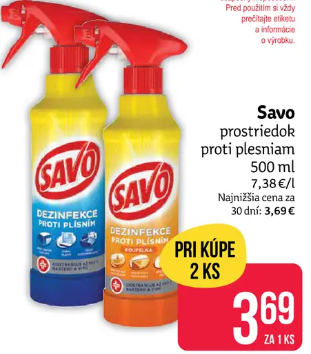 Savo prostriedok proti plesniam