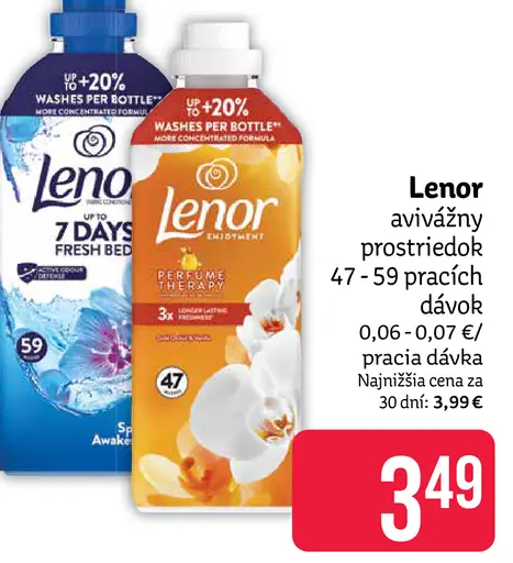 Lenor avivážny prostriedok