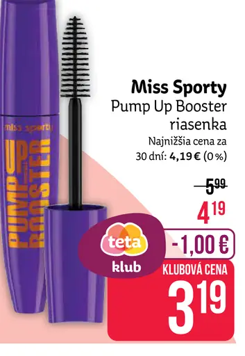 Miss Sporty Pump Up Booster riasenka