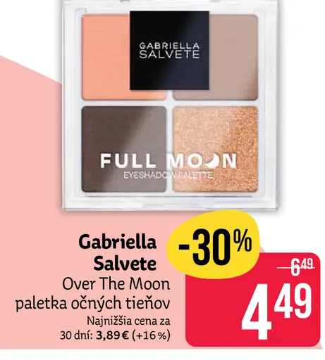 Gabriella Salvete Over the Moon paletka očných tieňov