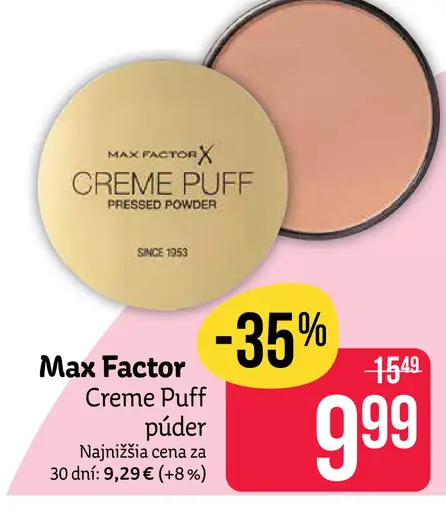Max Factor púder Creme Puff