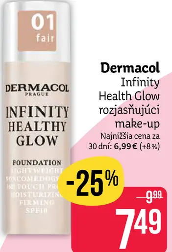 Dermacol Healthy Glow rozjasňujúci make-up