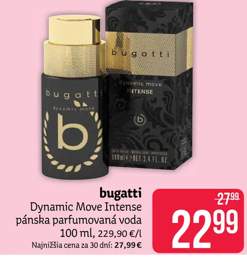 Bugatti Dynamic Move Intense pánska parfumovaná voda