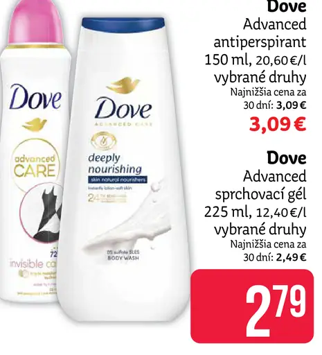 Dove Advanced antiperspirant