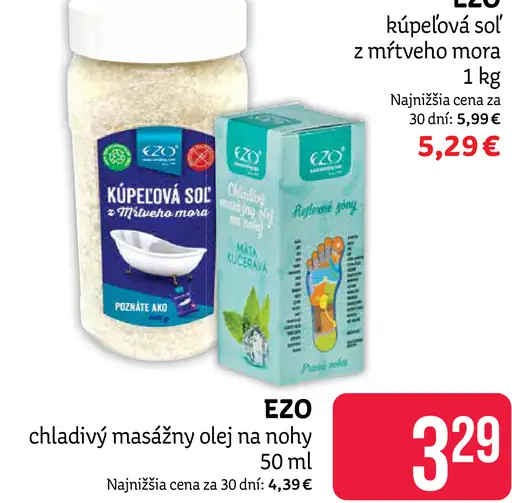 EZO kúpeľová soľ z mŕtveho mora