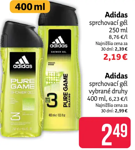 Adidas sprchový gél